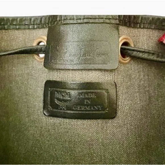 MCM Vintage Classic Black Bucket Bag Made in Germany Original price $375.00 - Picture 10 of 12